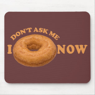 Tapis De Souris Donut Humor custom mousepad