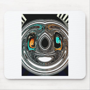 Tapis De Souris Doodle ethnique africain Zebra texturé Art Imprime