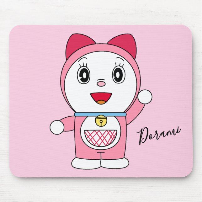Tapis De Souris Doraemi rose Fanart Doraemon Anime (Devant)