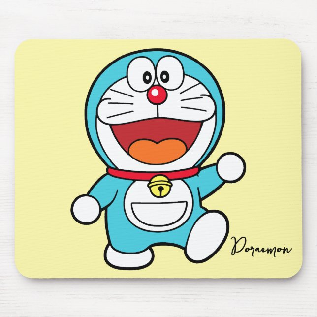 Tapis De Souris Doraemon heureux (Devant)