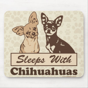 Tapis De Souris Dors Avec Chihuahuas
