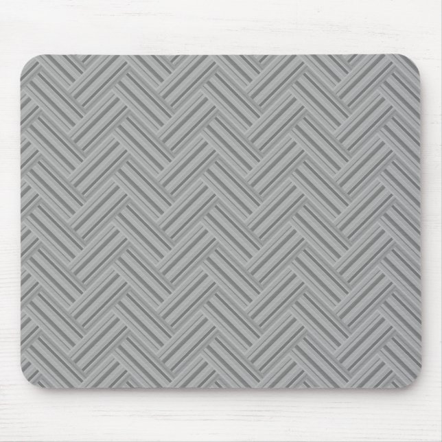 Tapis De Souris Double blanc de Grey stripes (Devant)