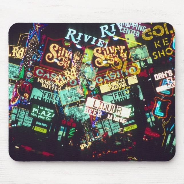 Tapis De Souris Double exposition, enseignes de casino, Las Vegas, (Devant)