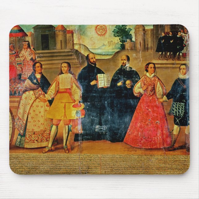 Tapis De Souris Double mariage entre deux femmes d'Inca (Devant)