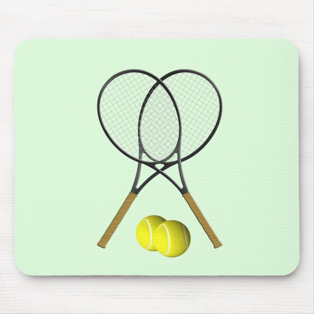 Tapis De Souris Doubles de tennis Green (Devant)