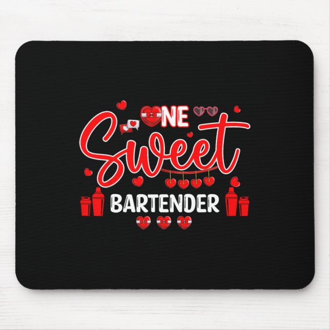 Tapis De Souris Douce Byrtender Saint-Valentin Cœurs Fière Tâche T (Devant)