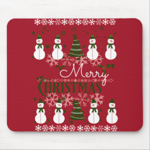 Tapis De Souris Doux de vacances moche Joyeux Noël