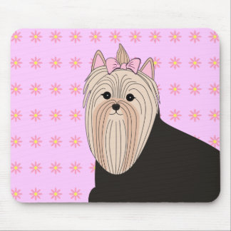Tapis de souris doux de Yorkie