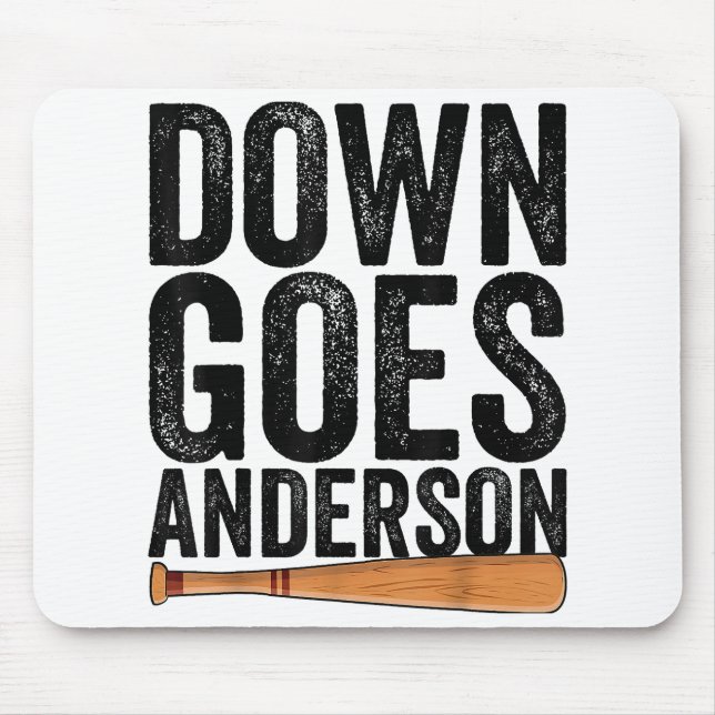 Tapis De Souris DOWN GOLF ANDERSON FUNNY BASEBALL cadeau ANDERSON (Devant)