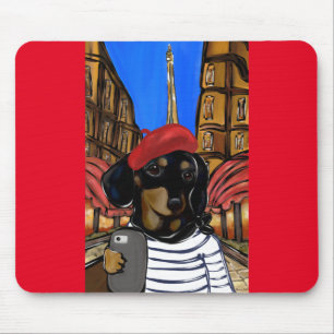 Tapis De Souris Doxie Selfie
