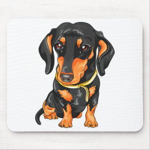 Tapis De Souris Doxin Cute Puppy Weiner Dog Dachshund