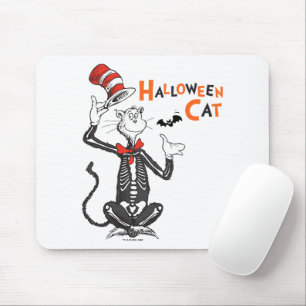 Tapis De Souris Dr Seuss   Chat d'Halloween en Casquette