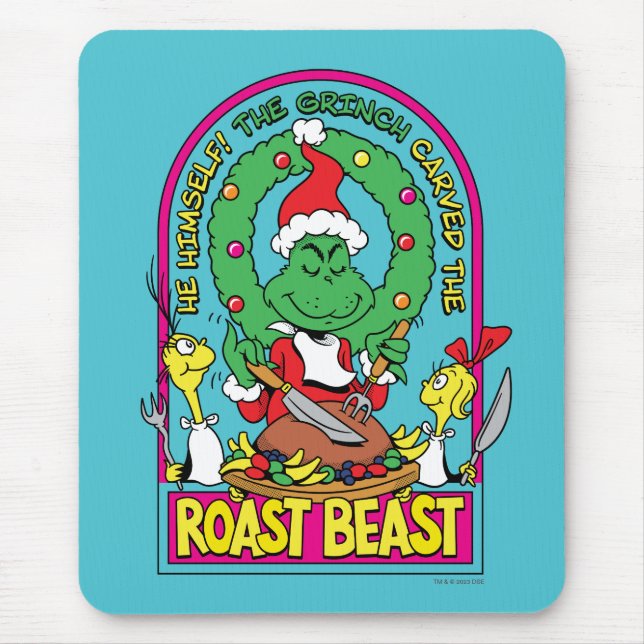 Tapis De Souris Dr. Seuss | Graphique de Bête Rôtie (Devant)