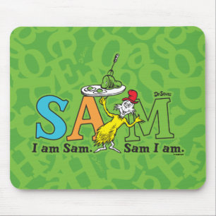 Tapis De Souris Dr. Seuss   Je suis Sam. Sam je suis.