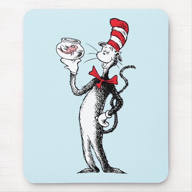 Tapis De Souris Dr. Seuss | Le Chat Chapeauté & Krinklebine (Devant)