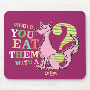 Tapis De Souris Dr. Seuss   Les mangeriez-vous avec un renard ?