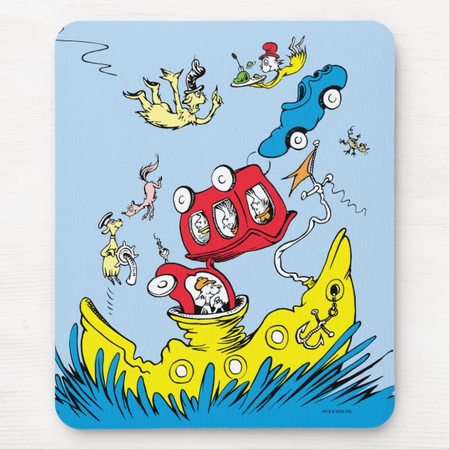 Tapis De Souris Dr. Seuss | Les Œufs verts au jambon Scène (Devant)