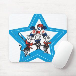 Tapis De Souris Dr Seuss Little Cats USA Graphisme Casquette