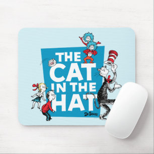 Tapis De Souris Dr. Seuss Logo du Chat dans le Chapeau - Personn