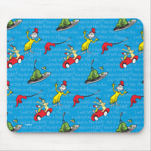 Tapis De Souris Dr. Seuss   modèle de livre d'histoires d'œufs ver