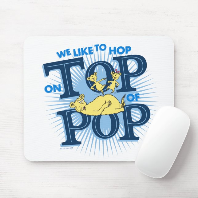 Tapis De Souris Dr. Seuss | Nous aimons sauter sur Pop (Avec souris)
