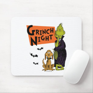 Tapis De Souris Dr. Seuss Nuit Grinch Halloween Graphique
