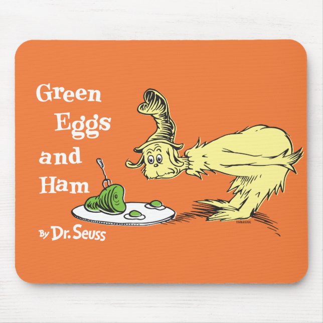 Tapis De Souris Dr Seuss | Oeufs verts et jambon (Devant)