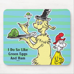 Tapis De Souris Dr Seuss   Oeufs verts et jambon   Ami et Sam-I-Am