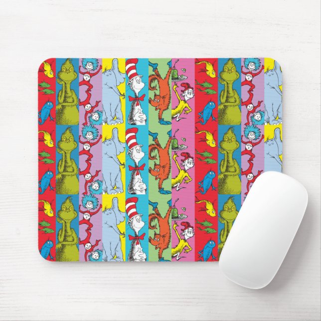 Tapis De Souris Dr. Seuss | Tranche de personnage (Avec souris)
