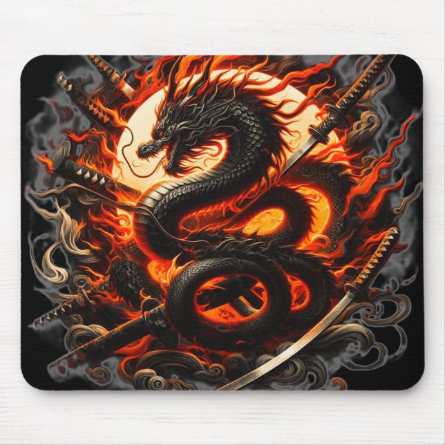 Tapis De Souris Dragon (Devant)
