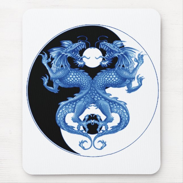 Tapis De Souris Dragon 2 de Yin Yang (Devant)