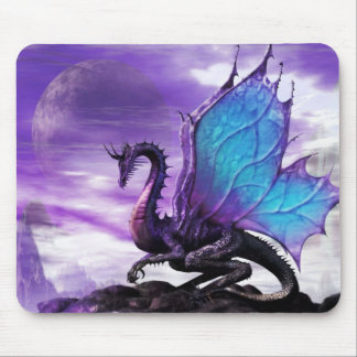Tapis de souris * dragon à ailes par bleu * tapis