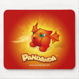 Tapis De Souris Dragon ardent Mousepad de Pandanda