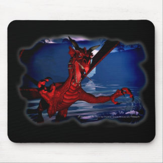 Tapis De Souris Dragon Attack 3D Imaginaire Art