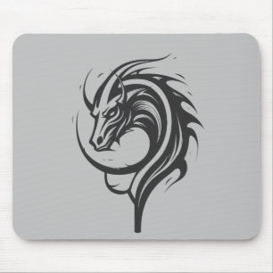 Tapis De Souris Dragon Beast Créature Imaginaire Légende Vector Ar