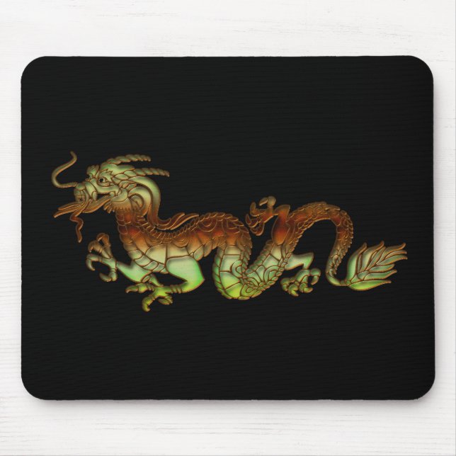 Tapis de souris Dragon Bicolore (Devant)