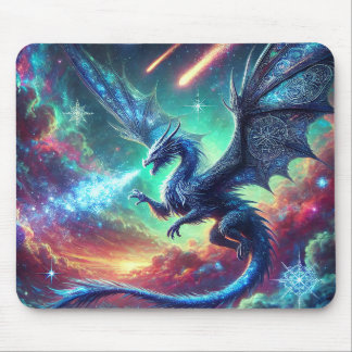 Tapis De Souris Dragon bleu