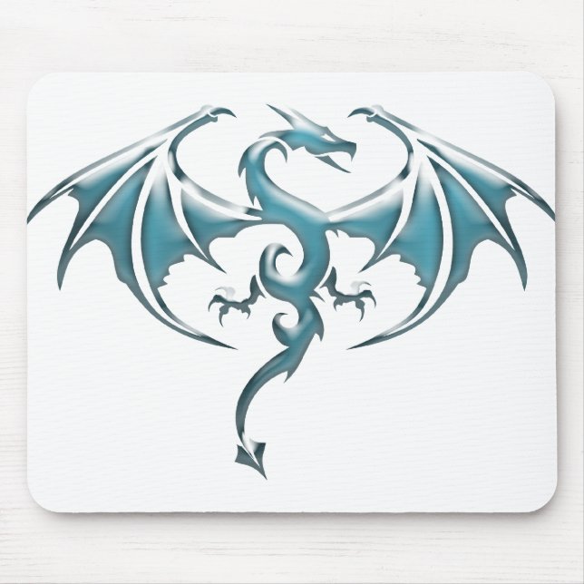 Tapis De Souris Dragon bleu (Devant)