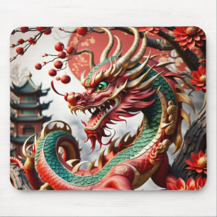 Tapis De Souris Dragon chinois du Nouvel An 2024 MP02