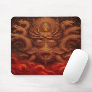 Tapis De Souris Dragon Cosmique