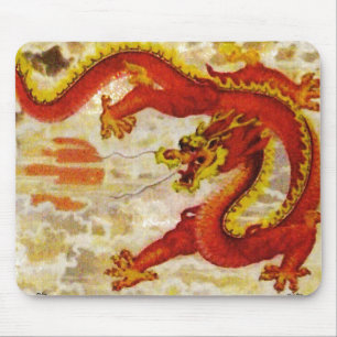 Tapis De Souris Dragon de feu Mousepad