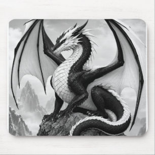 Tapis De Souris Dragon de la Flamme de l'Ombre