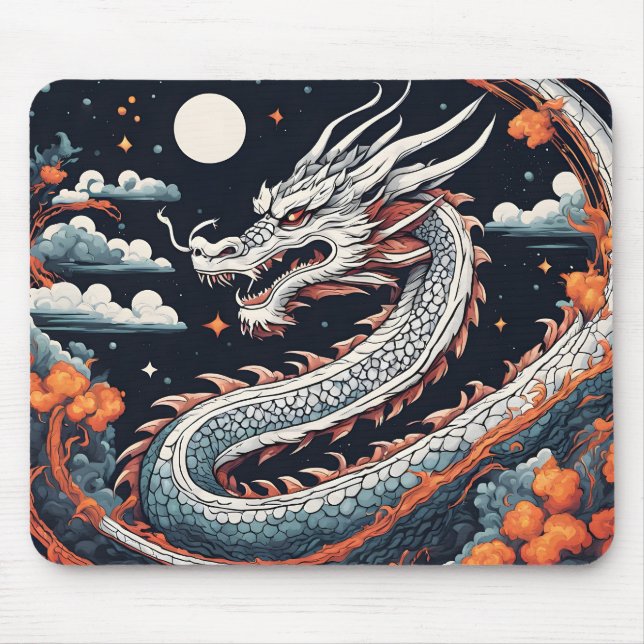 tapis de souris dragon de nuit (Devant)