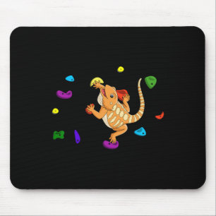Tapis De Souris Dragon de pain grimpeur sportif drôle joueur anima