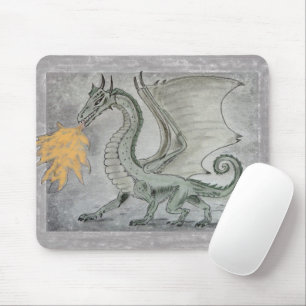 Tapis De Souris Dragon de respiration incendie