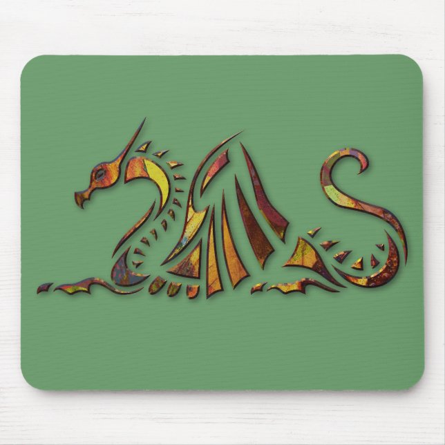 Tapis De Souris Dragon de rouille (Devant)