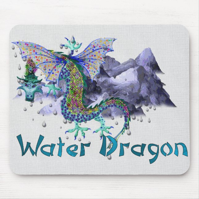Tapis De Souris Dragon d'eau (Devant)