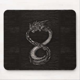 Tapis De Souris Dragon d'infini d'Ouroboros sur la texture