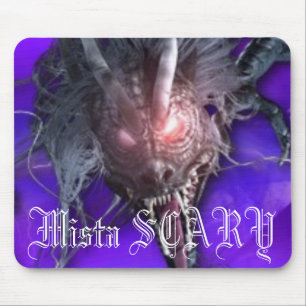 Tapis De Souris Dragon EFFRAYANT Mousepad pourpre de Mista -