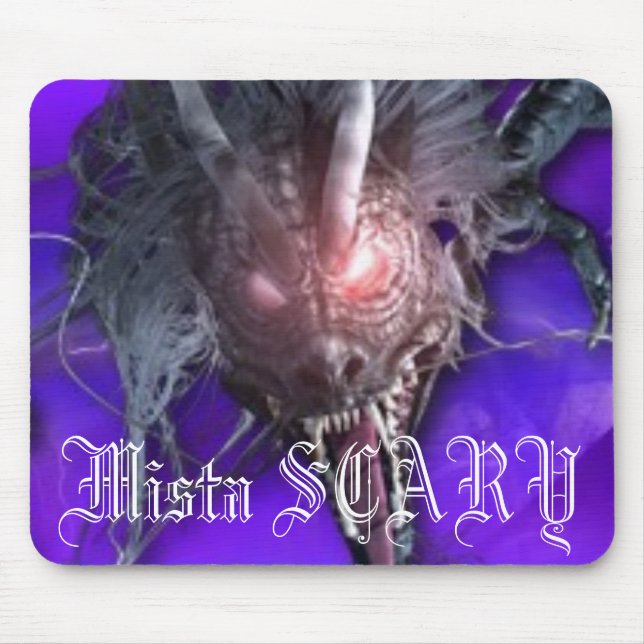 Tapis De Souris Dragon EFFRAYANT Mousepad pourpre de Mista - (Devant)
